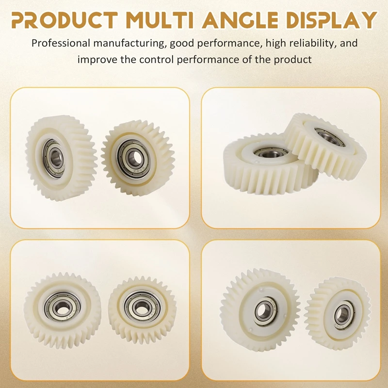 6PCS 47.5X13mm 41.5X11mm Oblique Planetary Gear 35 31 Teeth Helical Gears With 7.94Mm Bearings For E-Bike Hub Motor Part