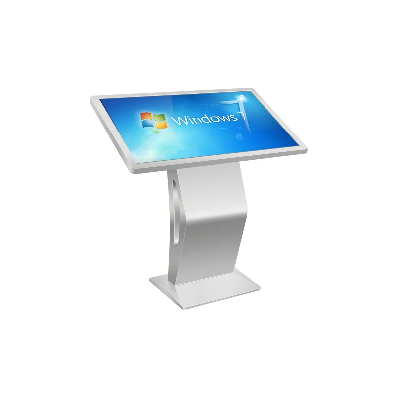 32 43 49 55 65 Horizontal Interactive Touch Screen Kiosk Android/Windows OS Multi-Use For Advertising Information