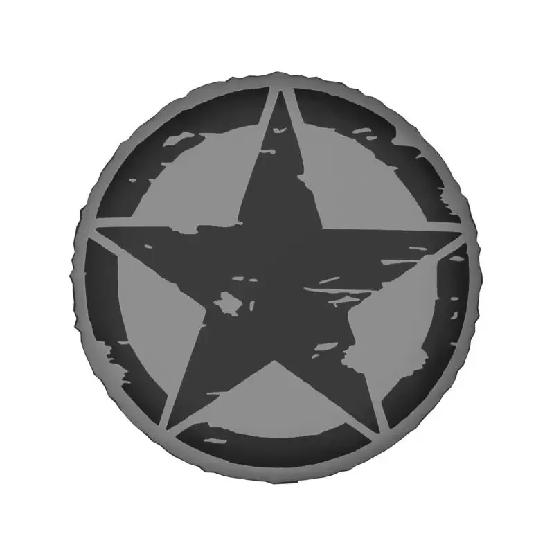 Military Tactical Army Star Spare Tire Cover for Jeep Hummer Pentagram SUV RV 4x4 Car Wheel Protectors 14