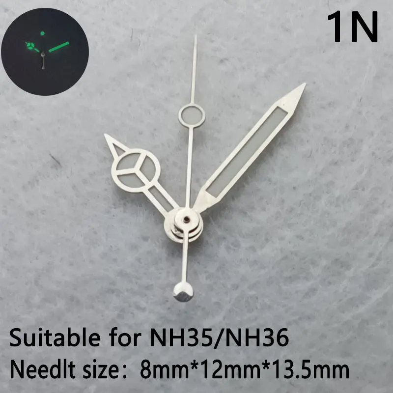 NH35 watch hands C3 super luminous suitable for NH34 NH35 NH36 NH38 NH70 4R35 4R36 movement C3 super luminous watch accessories