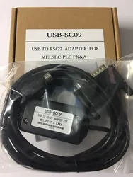 USB SC09 Adapter Suitable For Mitsubishi FX Series PLC USB-SC09-FX Programming Cable