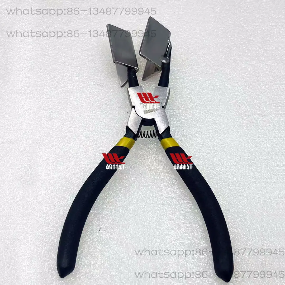 New Right-angle V-shaped Curved Petal Pliers, Flower Lamp Burner Glass Pattern Tool
