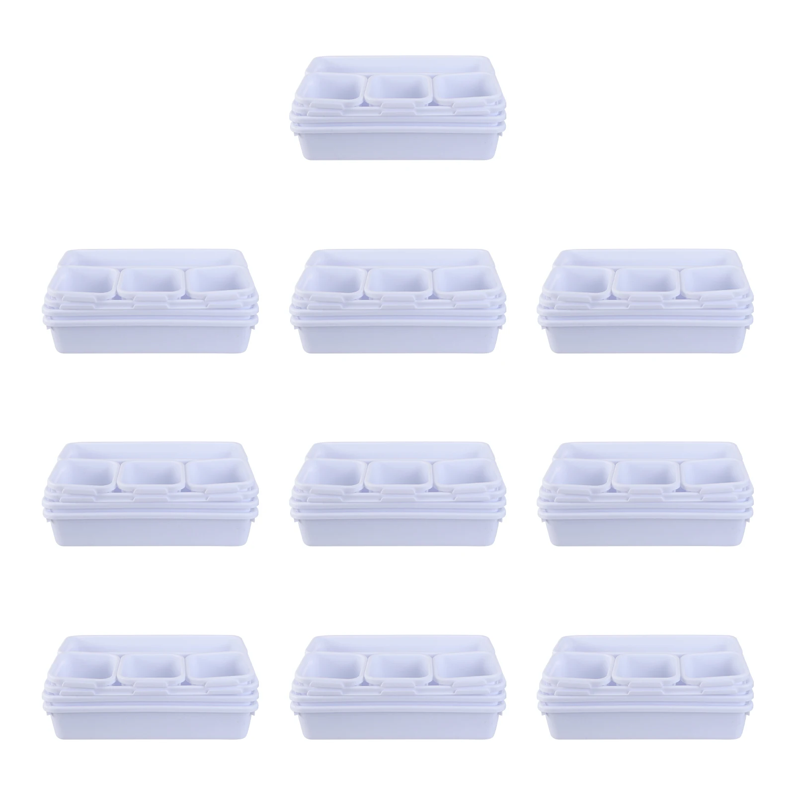 8Pcs Small Desktop Box Large Capacity H y White Dormitory Home ganizer Desktop Box Storage Basket Solutions
