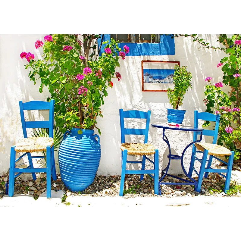 ZHISUXI European Street Photography fondali decorazione per feste Baby Kids Birthday Theme Photo Background 220325 BB-01