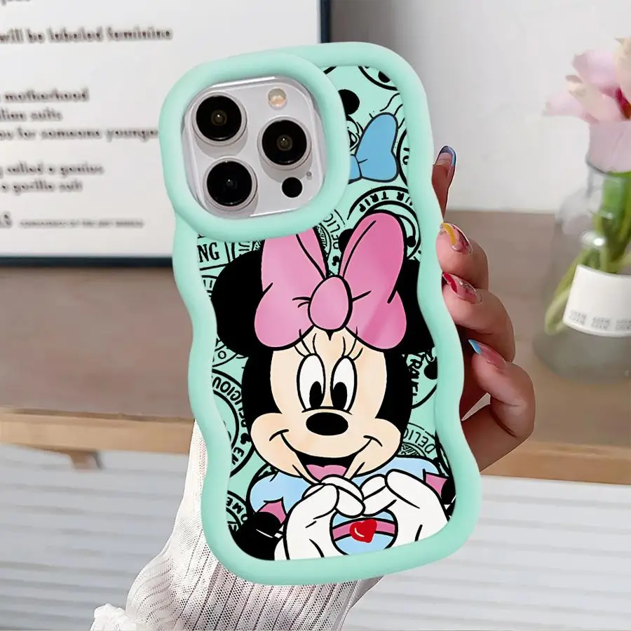 Disney Cute Mickey Minnie Phone Case for OPPO A60 A74 A76 A79 5G A92 4G A98 F9 F11 Pro Reno 5 5K 6 6Z 7 4G 7Z 8T 11 Pro 5G Cover