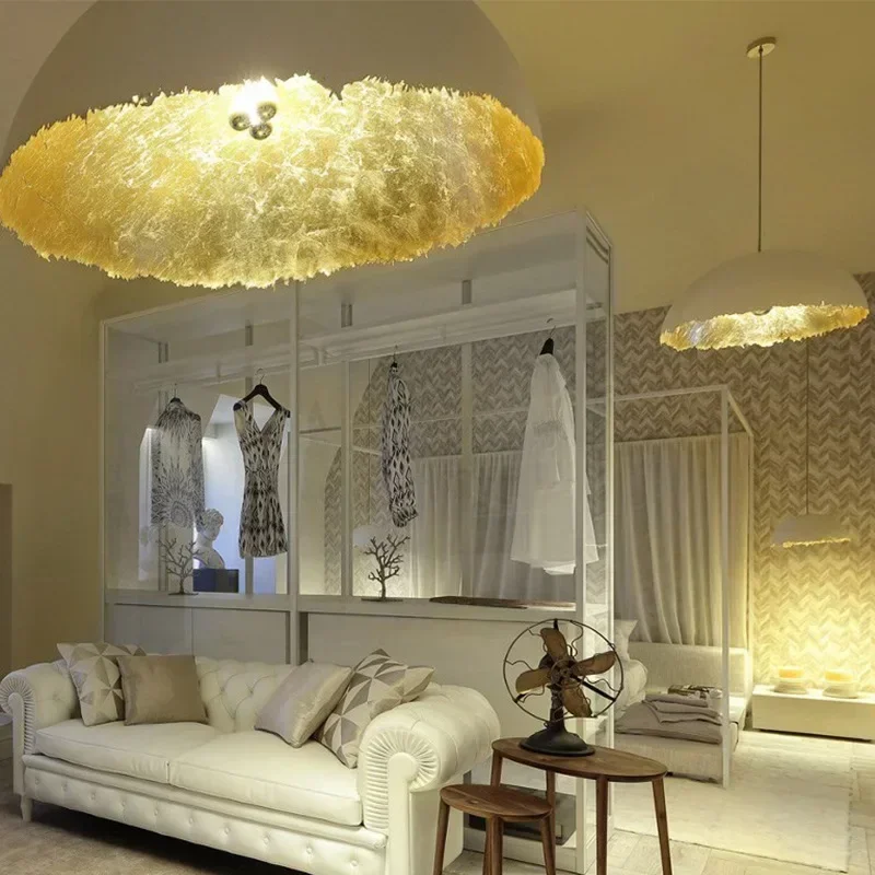 Plancton Lámparas colgantes de diseño italiano, lámpara blanca colgante para sala de estar, restaurante, lámpara de noche, decoración de mesa de comedor Interior