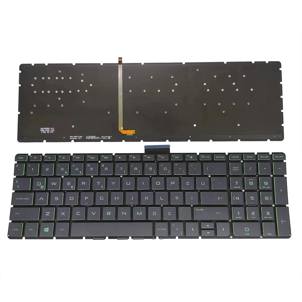 

Turkey Backlit New Laptop Keyboard For HP Pavilion 15-AB 15-ae 15-AS 15 AW AK 15-BC 15-BK 17-AB For Envy 17-N TR