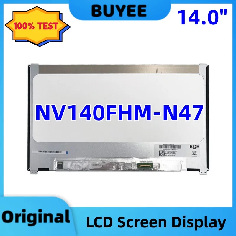 

Original 14.0 Inch NV140FHM-N47 NV140FHM N47 1920x1080 FHD 30 Pins LCD Screen Display Panel Minitor Matrix Replacement