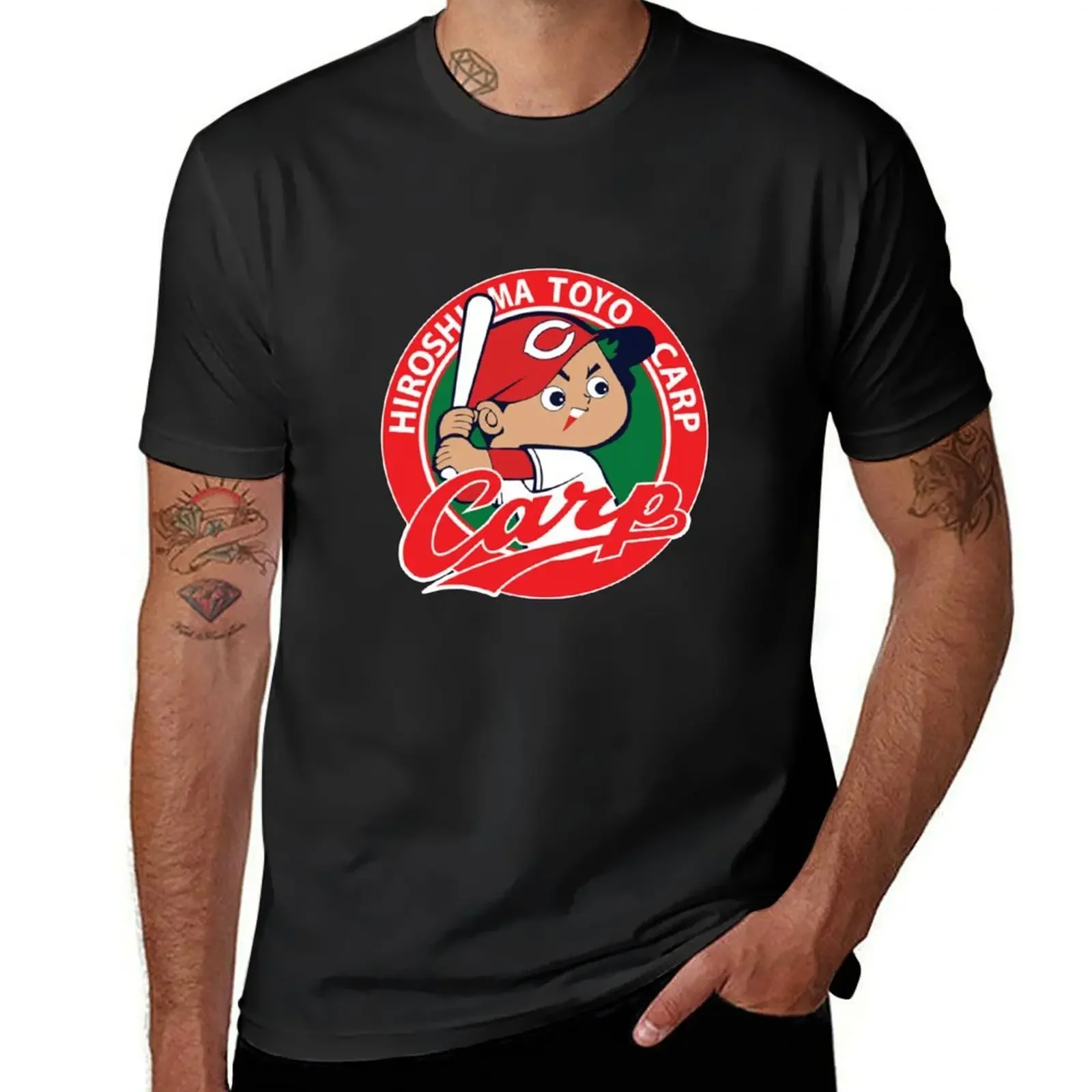 

Hiroshima toyo carp T-Shirt custom shirt blacks for a boy sports fans men tshirt