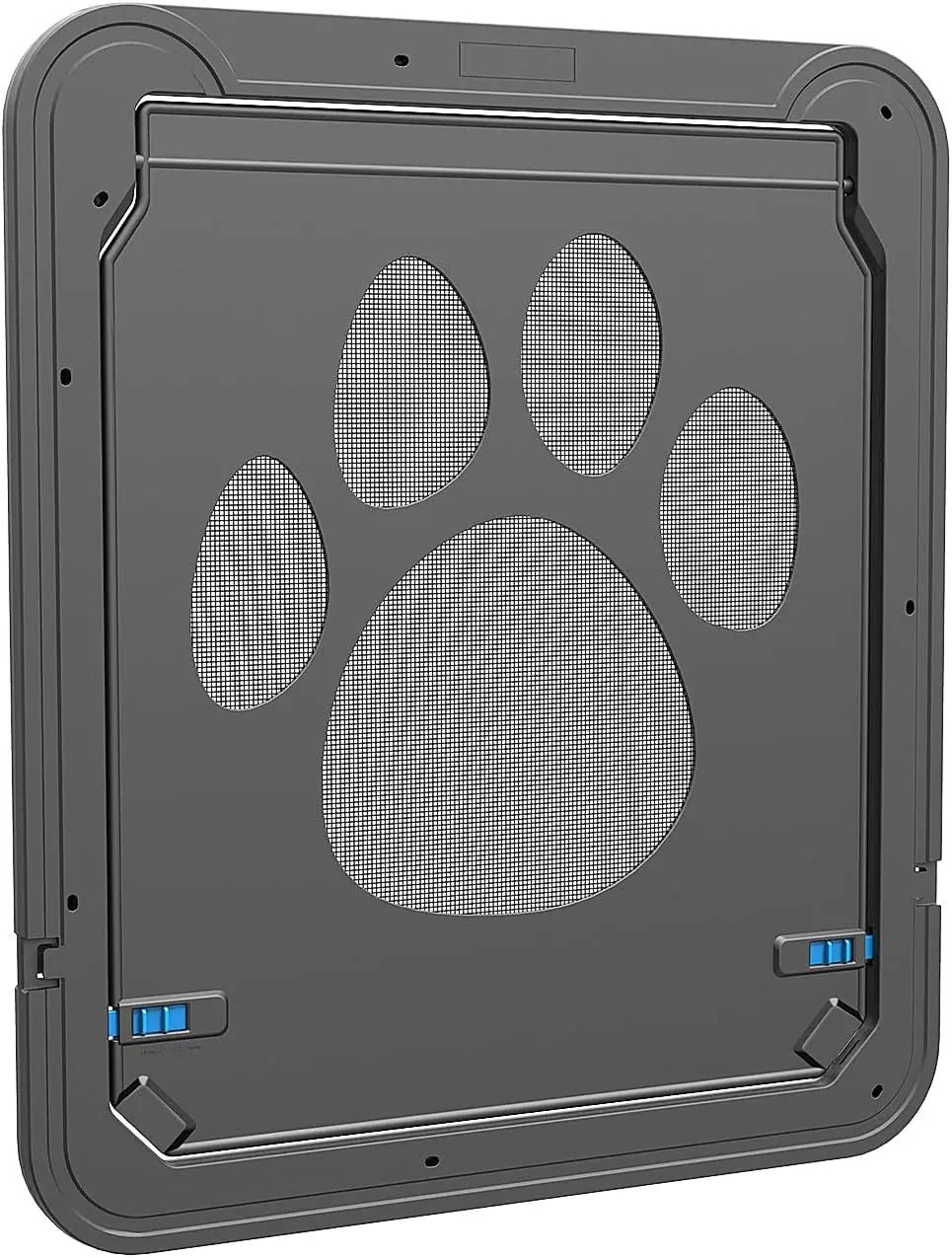 Petleso Dog Door Screen - Pet Door for Screen Dog Door Lockable for Small to Large Pets - Inner 12”×13.5” Black