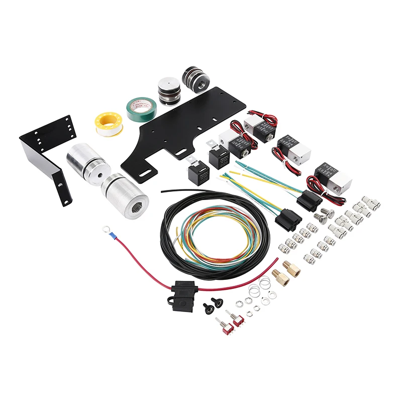 Kit de descenso de suspensión de conducción de aire delantera para motocicleta, Harley Street Road Glide Touring Electra Glide 2014-2022