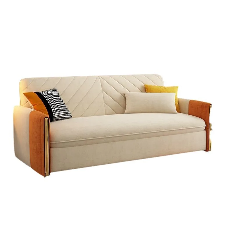 

Multifunctional, fabric, sofa, folding, dual-use, small apartment telescopic, living room, push-pull, storage