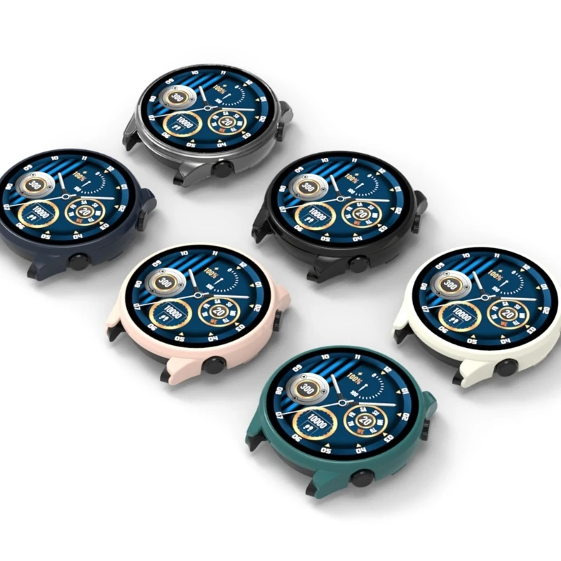 Full Screen Protector Cover Case For HAYLOU Solar Plus LS16 Smart Watch Bumper Shell Protective Cases Housing Glass Film Accesso