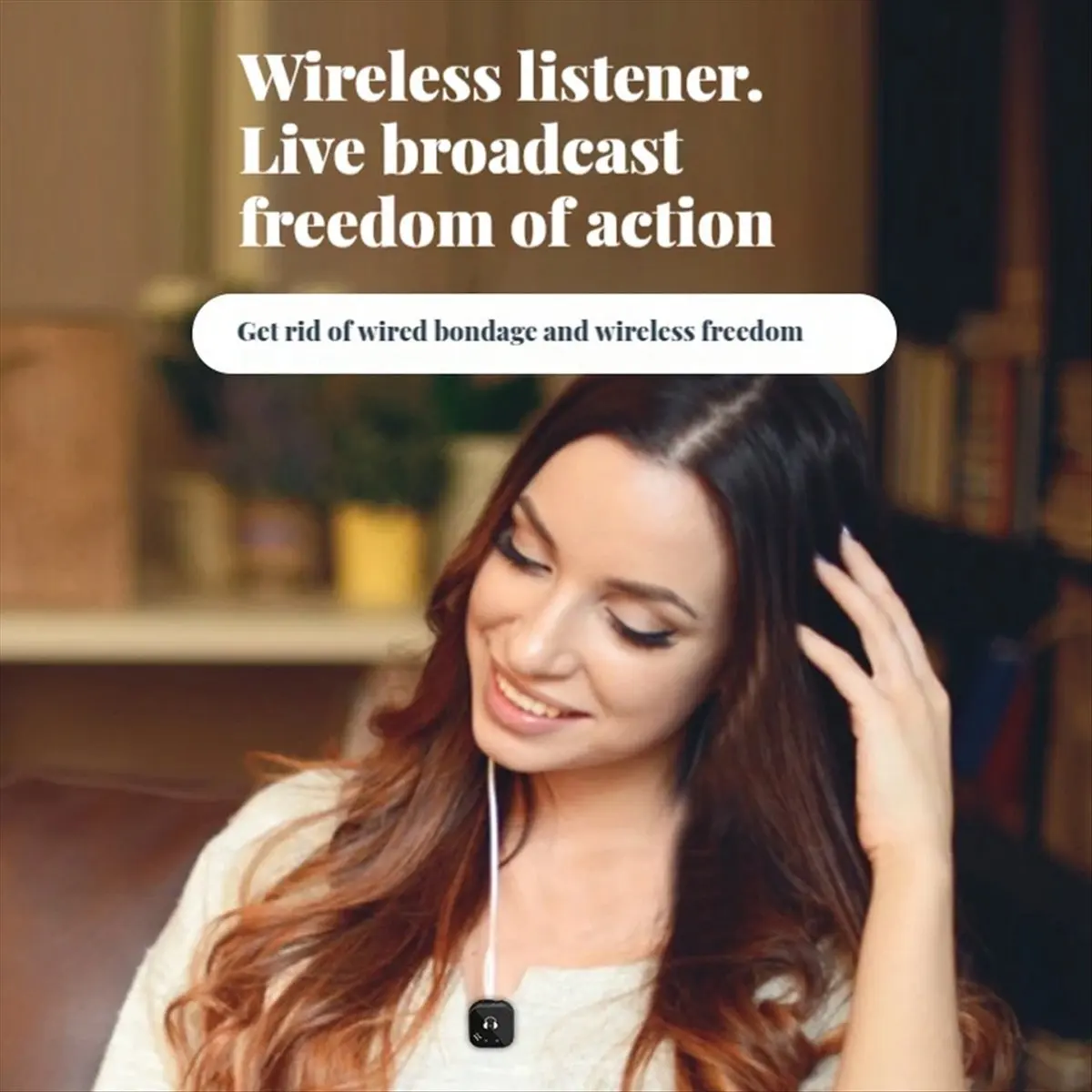 ~!DTD1599-Oct.5.8G Wireless in Ear Monitor System Wireless Headphone Earphone Monitor System Transmitter Receiver Automatic Pair