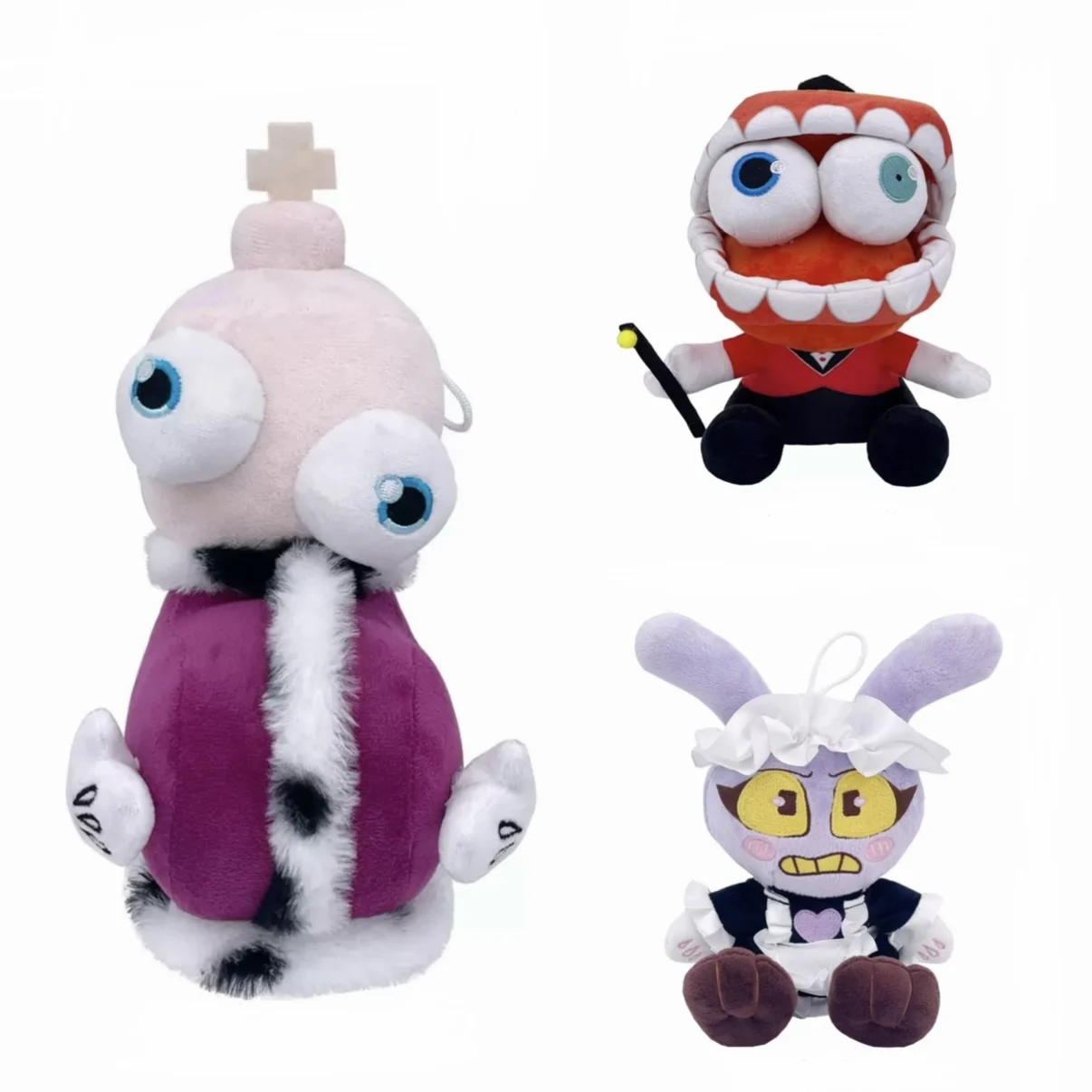 Novo Kit de Boneca de Pelúcia Coelha Roxa, Brinquedo Macio, Presente de Aniversário Infantil, Decoração para Quarto e Casa, Companheiro Coelha Roxa