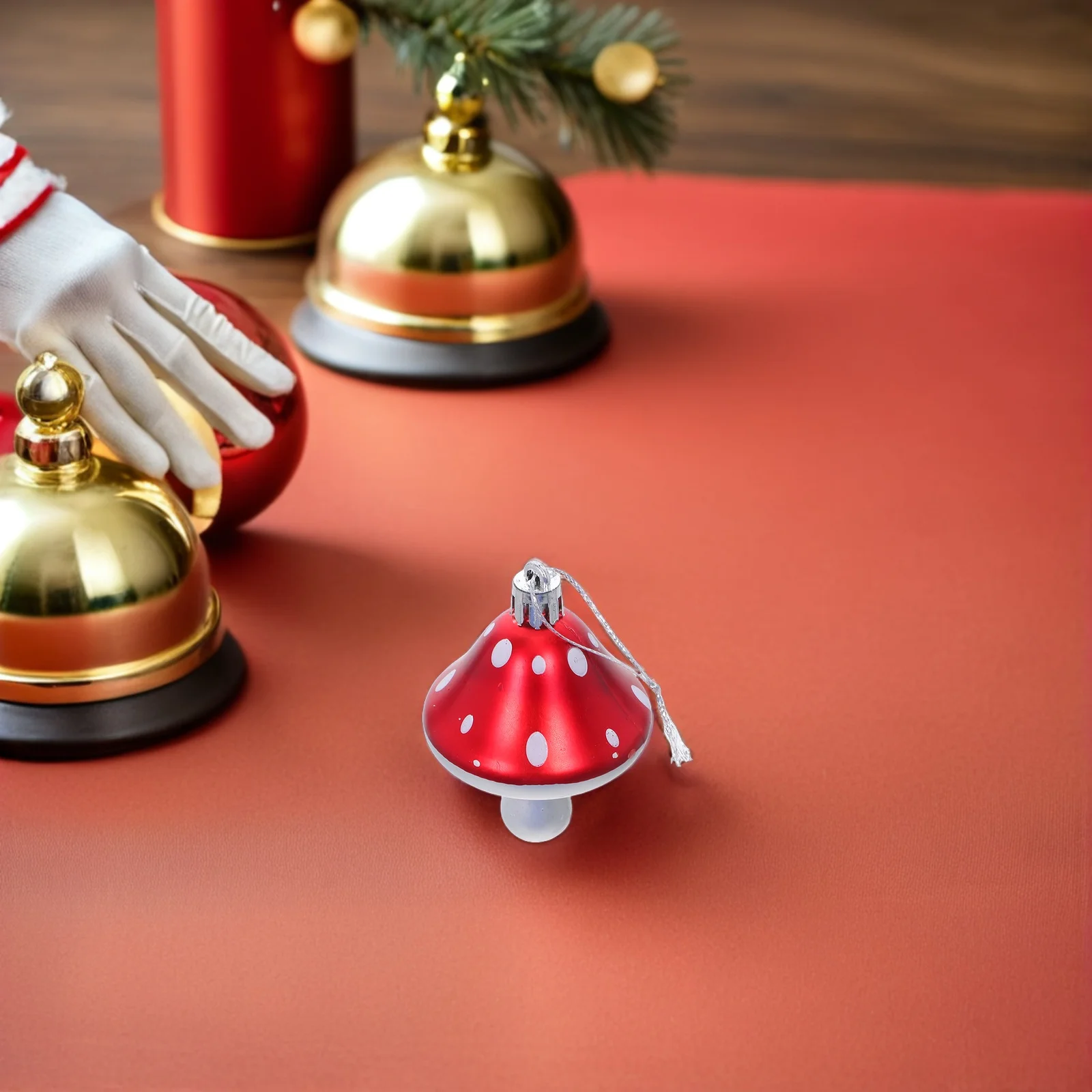 

20 Pcs Mushrooms Festival Hanging Ornament Christmas Tree Ornaments Decorations