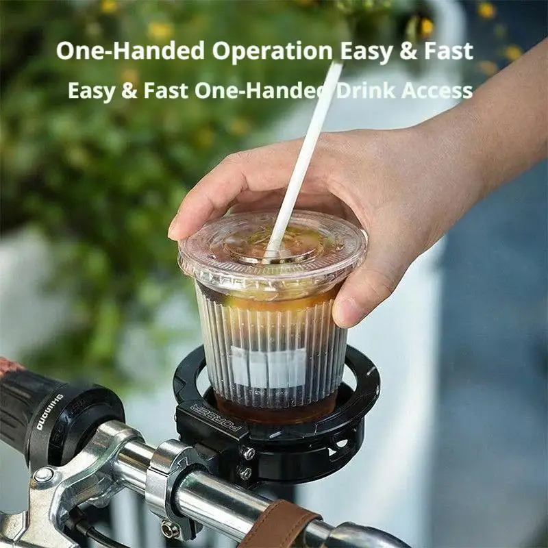 Motorcycle Foldable Water Cup Bracket For Electric Bicycle Sport Cycling Handlebar Drink Holder Accessories view 6