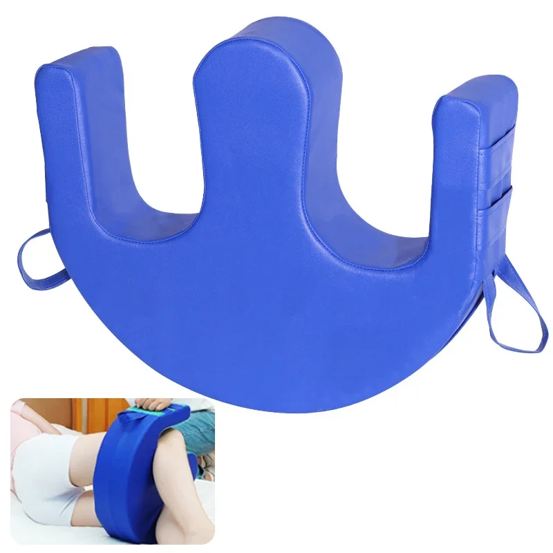 Pad Cushion Turn Over Device Auxiliary W Type Anti-bedsore Bed Care Side Triangular Pillow With Straps