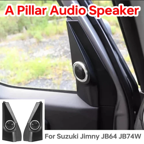 Imagen 1 del producto Panel de altavoz de Audio para coche, marco de bocina, reajuste Interior de sonido para Suzuki Jimny JB64 Sierra JB74W 2019 2020 2021 2022 2023