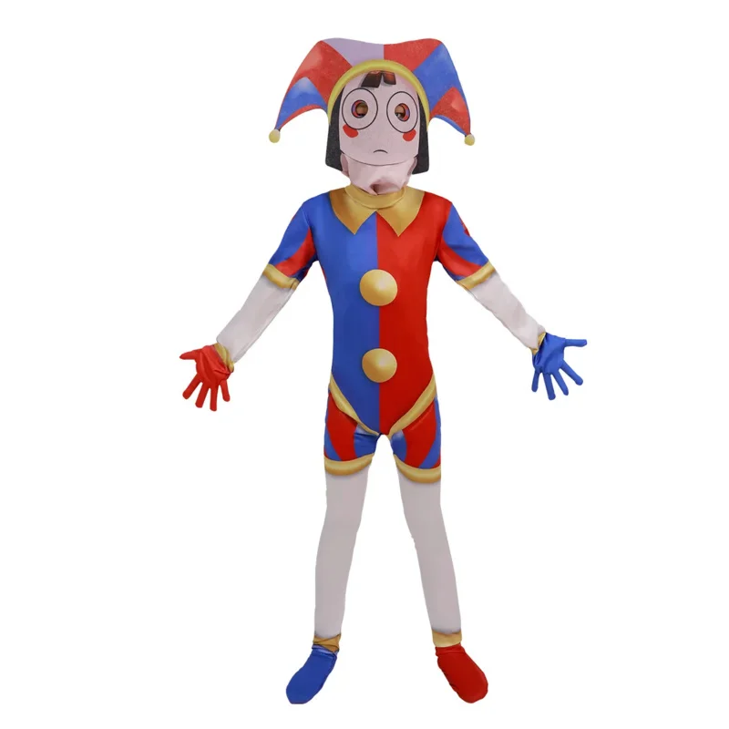 

qq38Pomni Costume Magical Digital Circus Cosplay Ragatha Jax Caine Zooble Gangle Jumpsuit Theater Halloween Adult Kids G