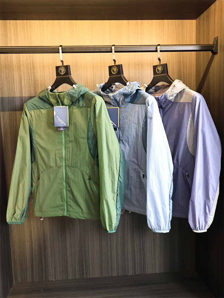 

Водостойкий дышащий легкий мужской летний удобный джет с капюшоном, серия для походов на открытом воздухе, модный городской сле