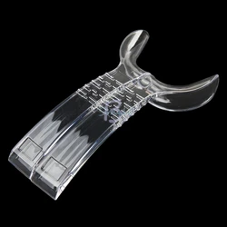 Sinistra e destra ciascuno dentale plastica retrattore mezzo labbro labbro guancia divaricatore bocca apri supporto intraorale strumento dentale