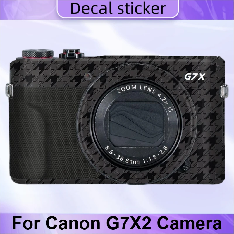 

Защитная наклейка для корпуса камеры Canon G7X2, защитная пленка от царапин для камеры Canon PowerShot G7X Mark II, защитное покрытие