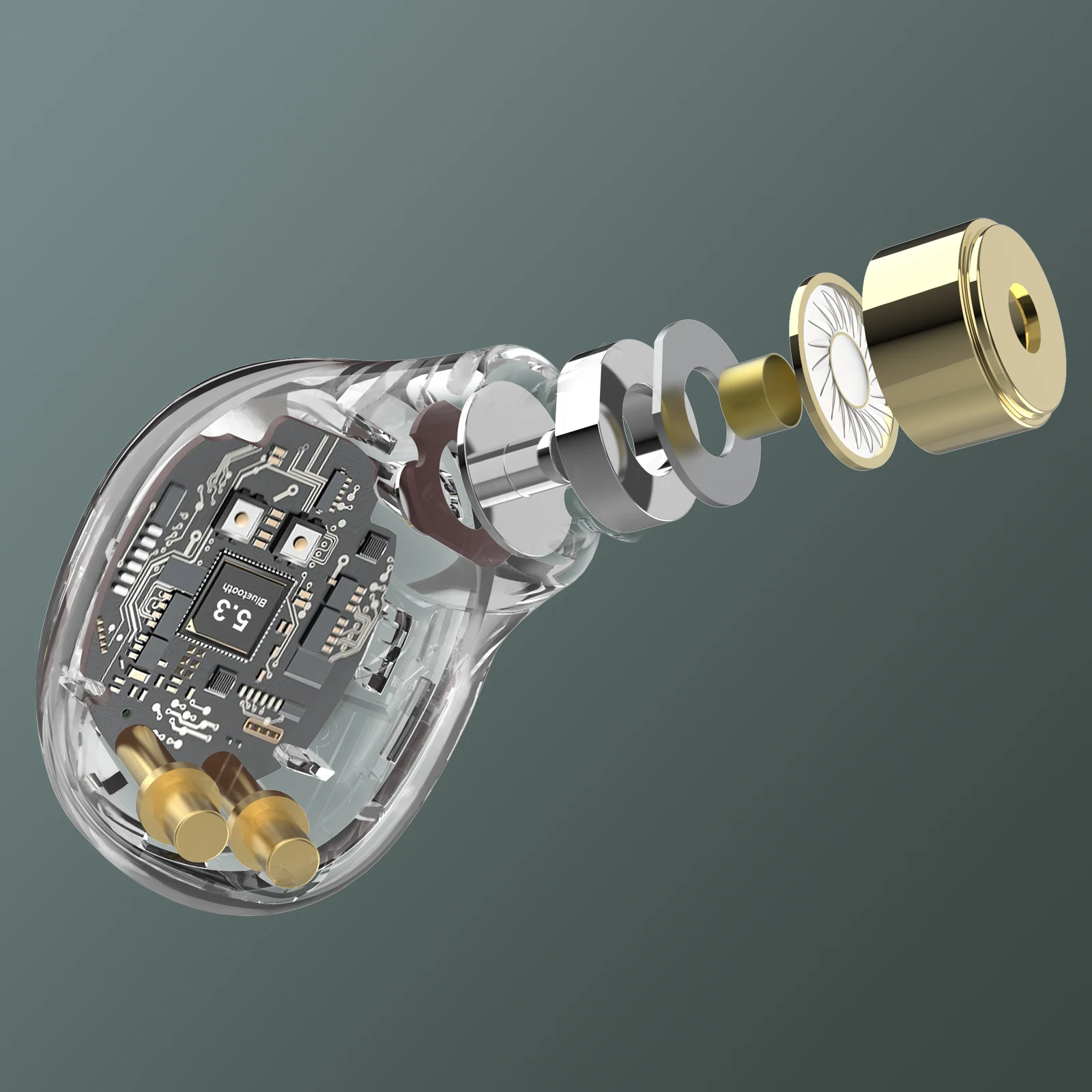 لايرر-سماعات بلوتوث لاسلكية ، سماعات أذن صغيرة للأذن الصغيرة القناة ، النساء والرجال ، براعم الأذن الكريستال ، T1