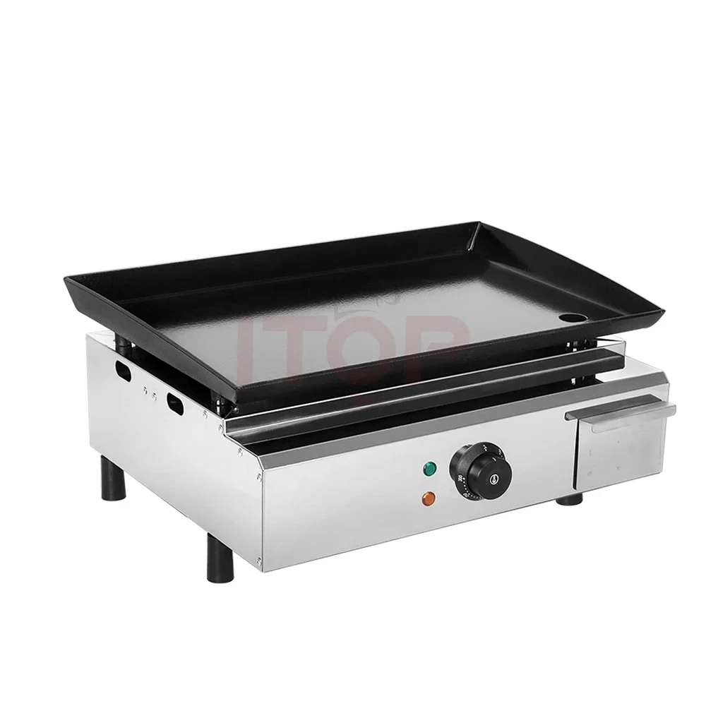 Electric Griddle Grill Stainless Steel Hot Plate commercial cooker top griddle,non stick cooking surface