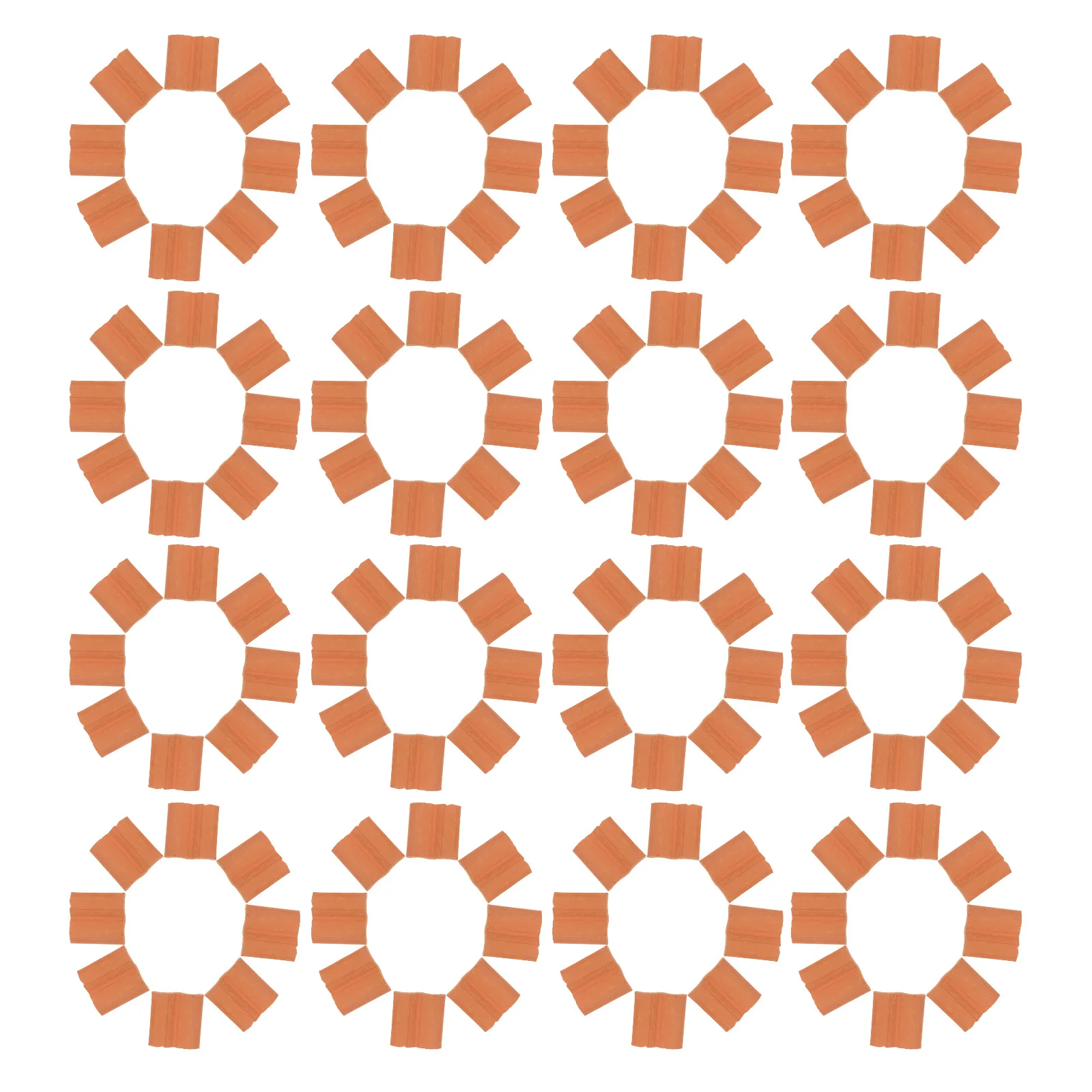 60 قطعة من بلاط السقف المصغر ديكورات معمارية واقعية لطاولة الرمل ذات المناظر الطبيعية الصغيرة وسقف المنزل الصغير