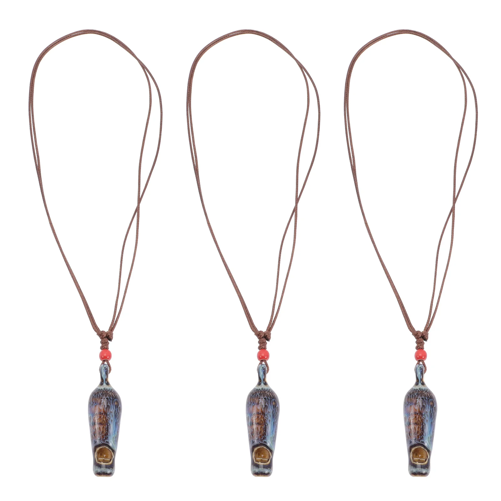 3Pcs Ceramic Carrot Shape Whistle Creative Plaything for Kids Musical Development Lovely Colorful Children Whistle Hanging