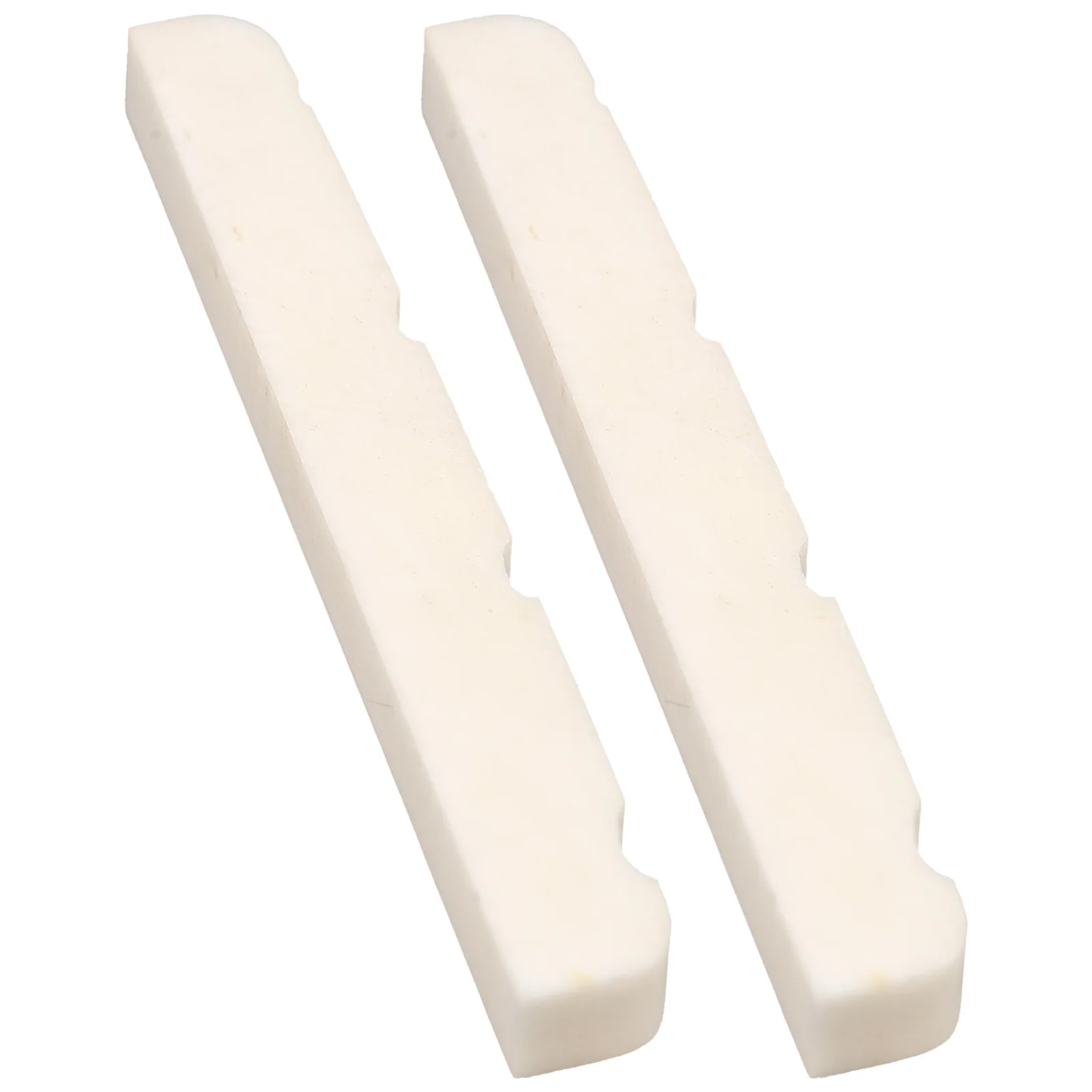 

2pcs Ox Bone Guitar String Nuts Durable Replacement Bridge Saddle For Electric Bass Guitar Accessories Upper String Support Tone
