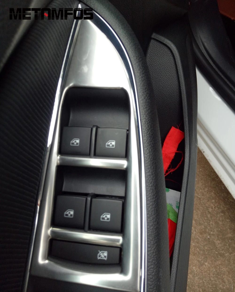 Window Lift Switch Cover Trim Inside Door Armrest Frame For Chevrolet Cruze 2016 2017 2018 Stainless Steel Interior Accessories