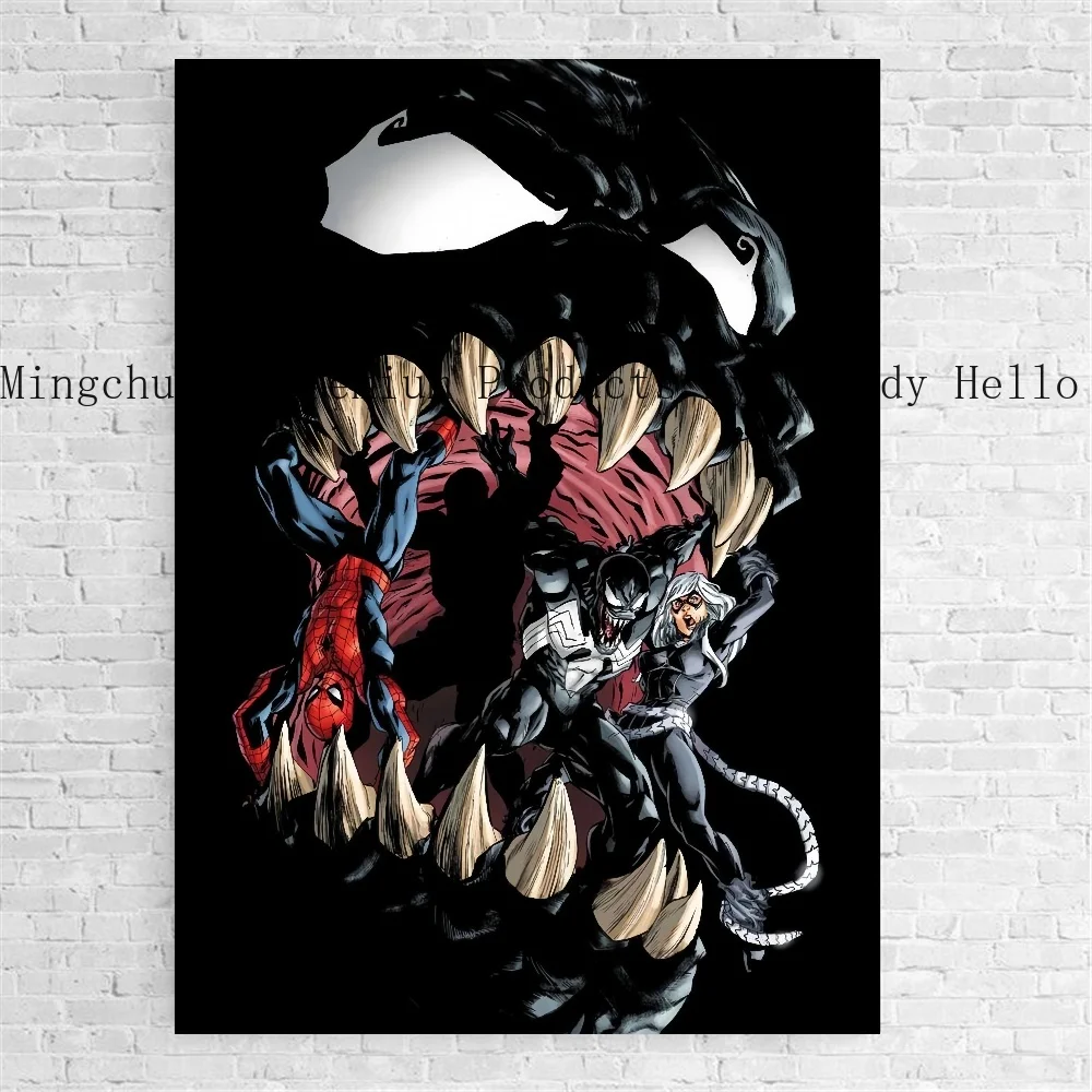 Miniso Marvel Gif Spider-Man Avengers Muur Art Print Poster Canvas Schilderij Voor Woonkamer Huisdecoratie Kinderen Cadeau