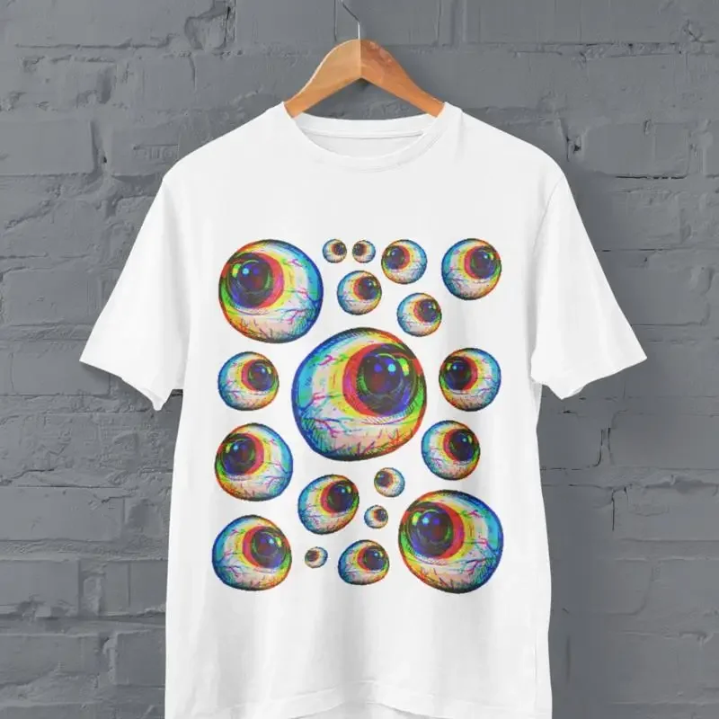 Grunge Clothing Eyeballs T Shirt Alt Mall Goth Strange S Pastel Dark Academia Weird Surreal Punk