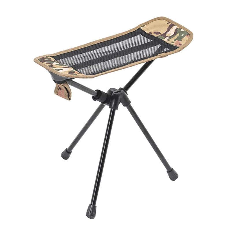 ABME Sedia da pesca Mesh Splicing Sedia da pesca pieghevole Poggiapiedi Poggiapiedi da campeggio Escursionismo Sedile da picnic