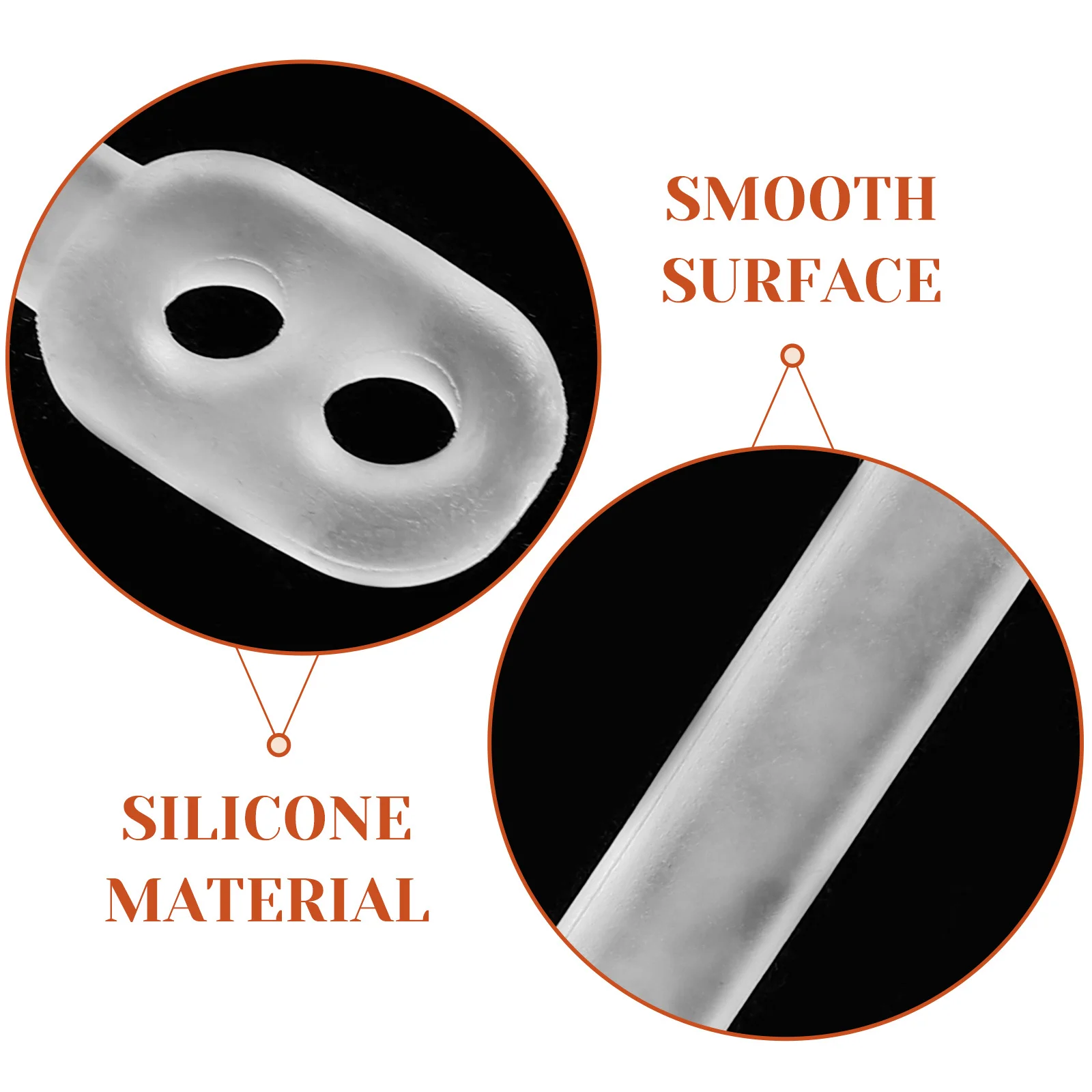 

100Pcs Clothes Hanger Windproof Fixing Buckles Non-Slip Silicone Clips for Balcony Kitchen Bathroom Laundry Clothes Hanger Grips