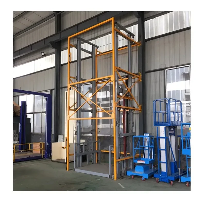 Hydraulic Goods Lift, 2-3 Ton Loading Elevator Platform for Indoor/Outdoor Fixed Freight Lifting