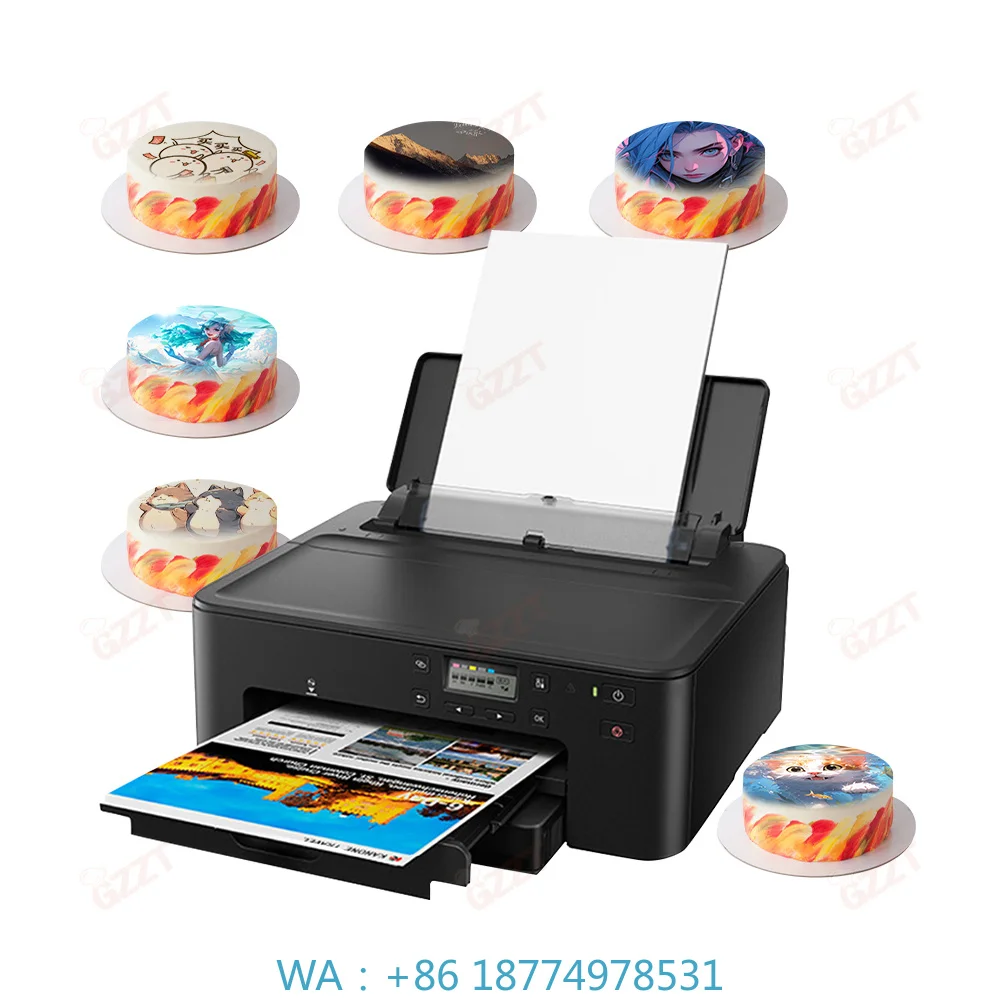 1. Wholesale Digital Food Cake Printer for DIY Cake Printing, Rice Wafer Paper Food Photo Printing Support Wired Wireless