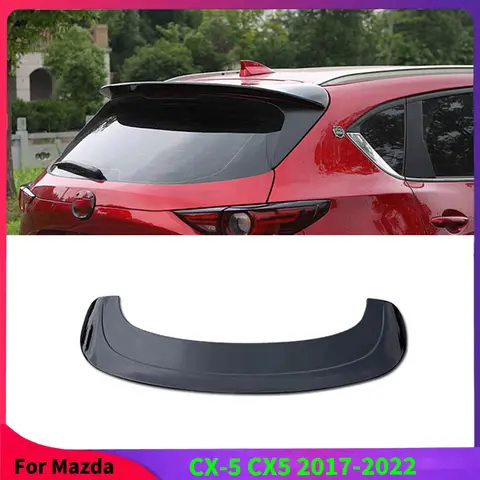 For Mazda CX-5 CX5 2017-2022 Rear Roof Spoiler Splitter Body Kit Car Trunk Wing Lip Boot Cover Standard Auto Part Guard Board