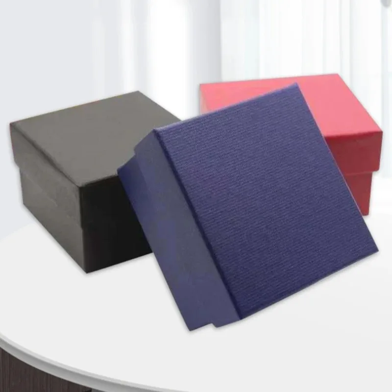 

Коробки для упаковки часов Бумажные шкатулки для ювелирных изделий Коробки для демонстрации, подарочные упаковочные коробки и шкатулки для ювелирных изделий Коробка для часов черная простая