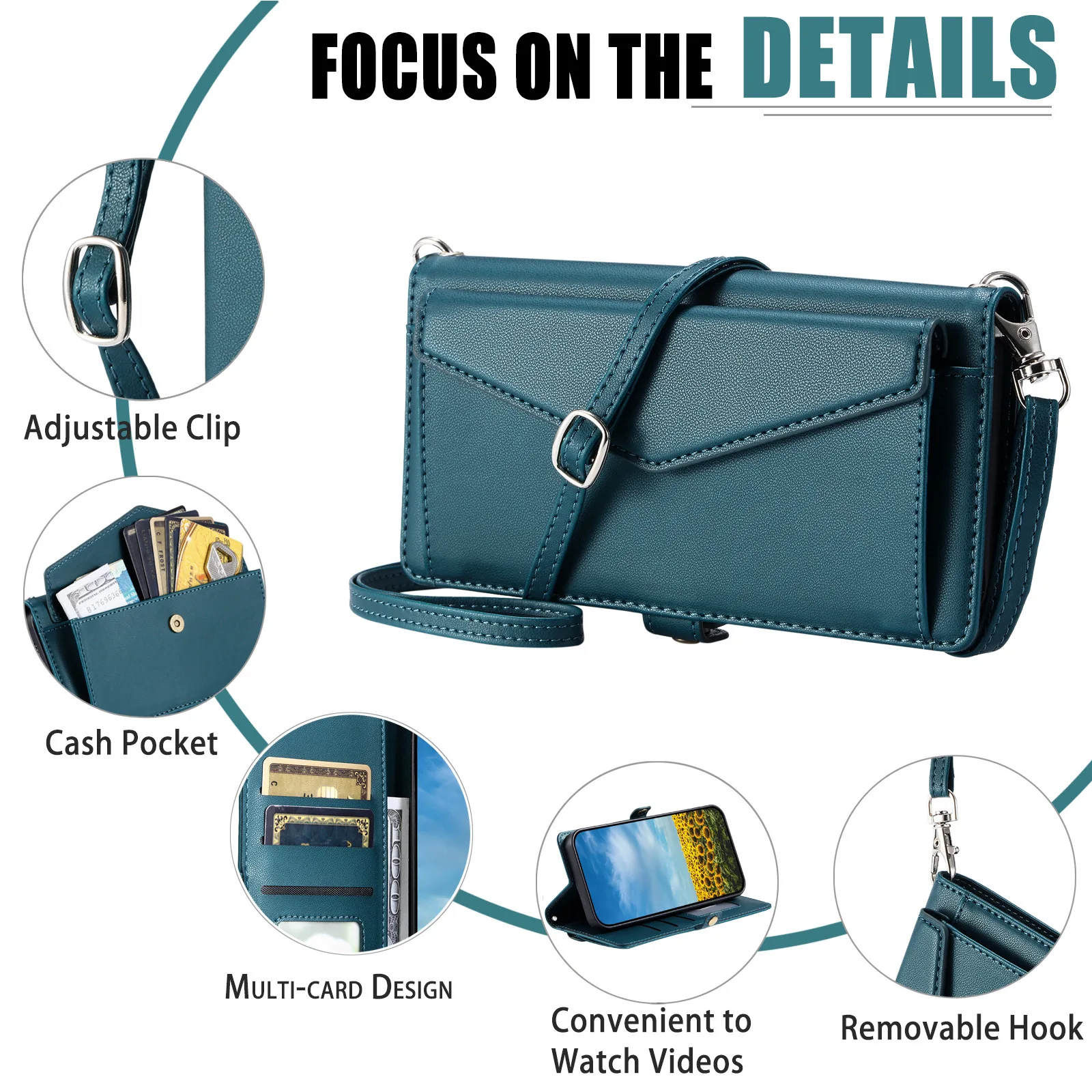 Crossbody Flip Case…