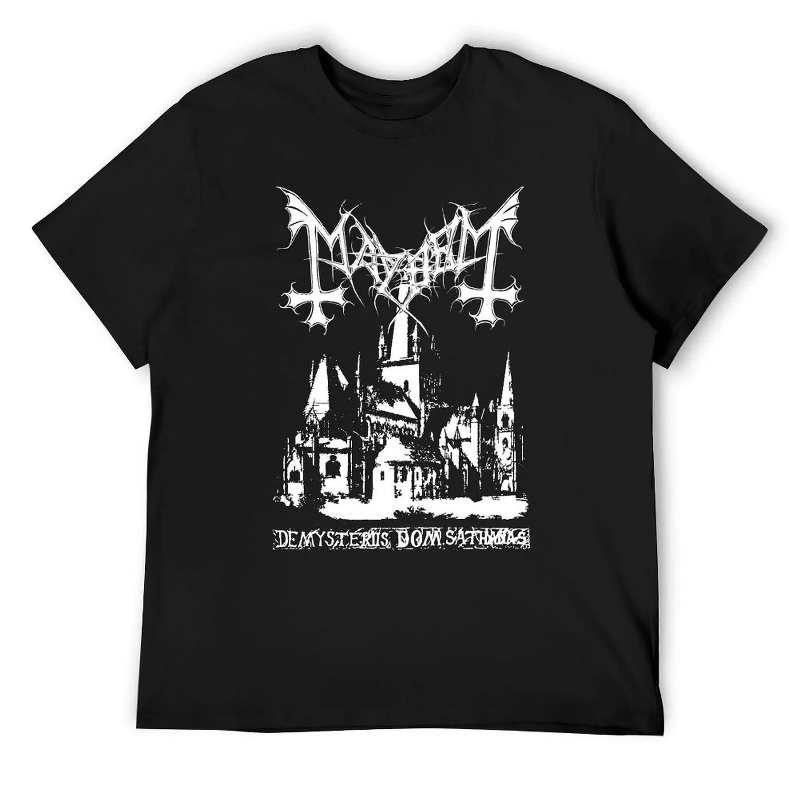 Mayhem - Norway Band - Original Logo - Fanart De Mysteriis Dom Sathanas T-Shirt sports fans blanks anime mens graphic t-shirts