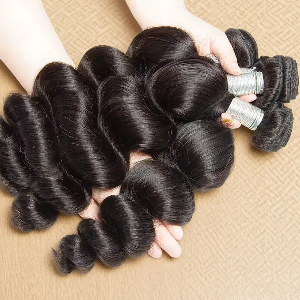 

12A 15A Свободные волнистые пучки человеческих волос 100% необработанные наращивания Remy Малайзийские волосы плетения Tissage 3/4 Пучки для чернокожих женщин