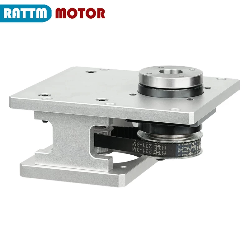 Hollow Rotary Table Electric Indexing Rotary Platform CNC Rotating Worktable Work With NEMA34 Stepper Servo Motor