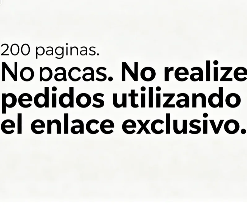 

200 pegatinas. No realice pedidos utilizando el enlace exclusivo.