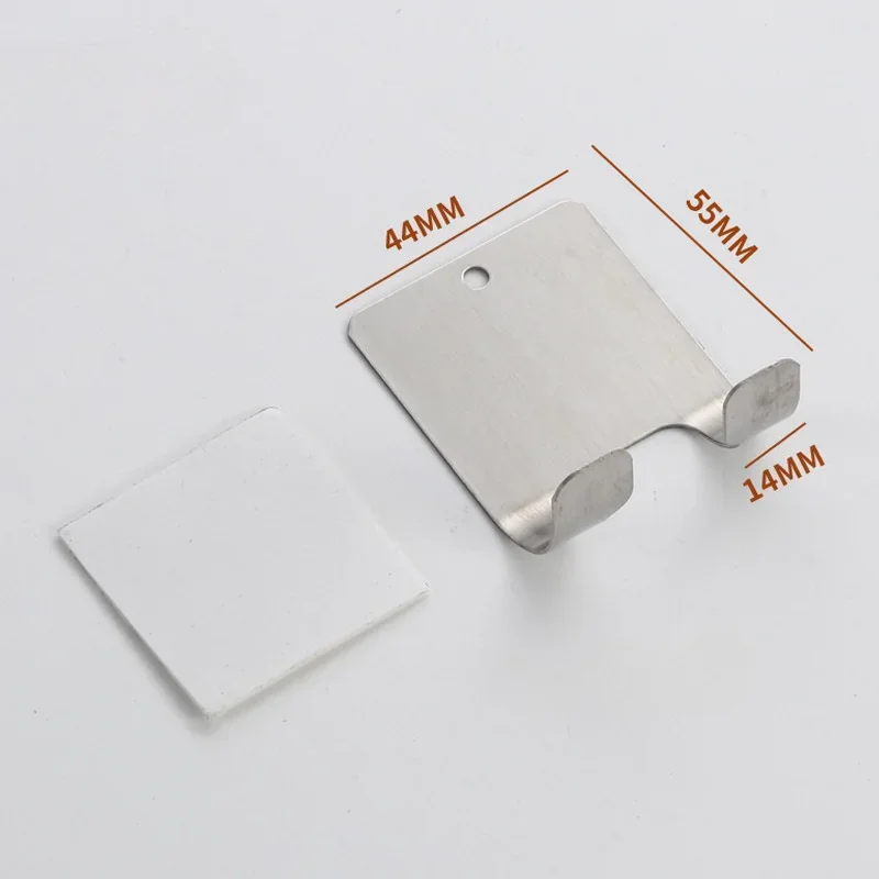 Support de rasoir en acier inoxydable, support de rasage, support de rangement pour rasoir de salle de bain, organisateur de crochets, 2 pièces