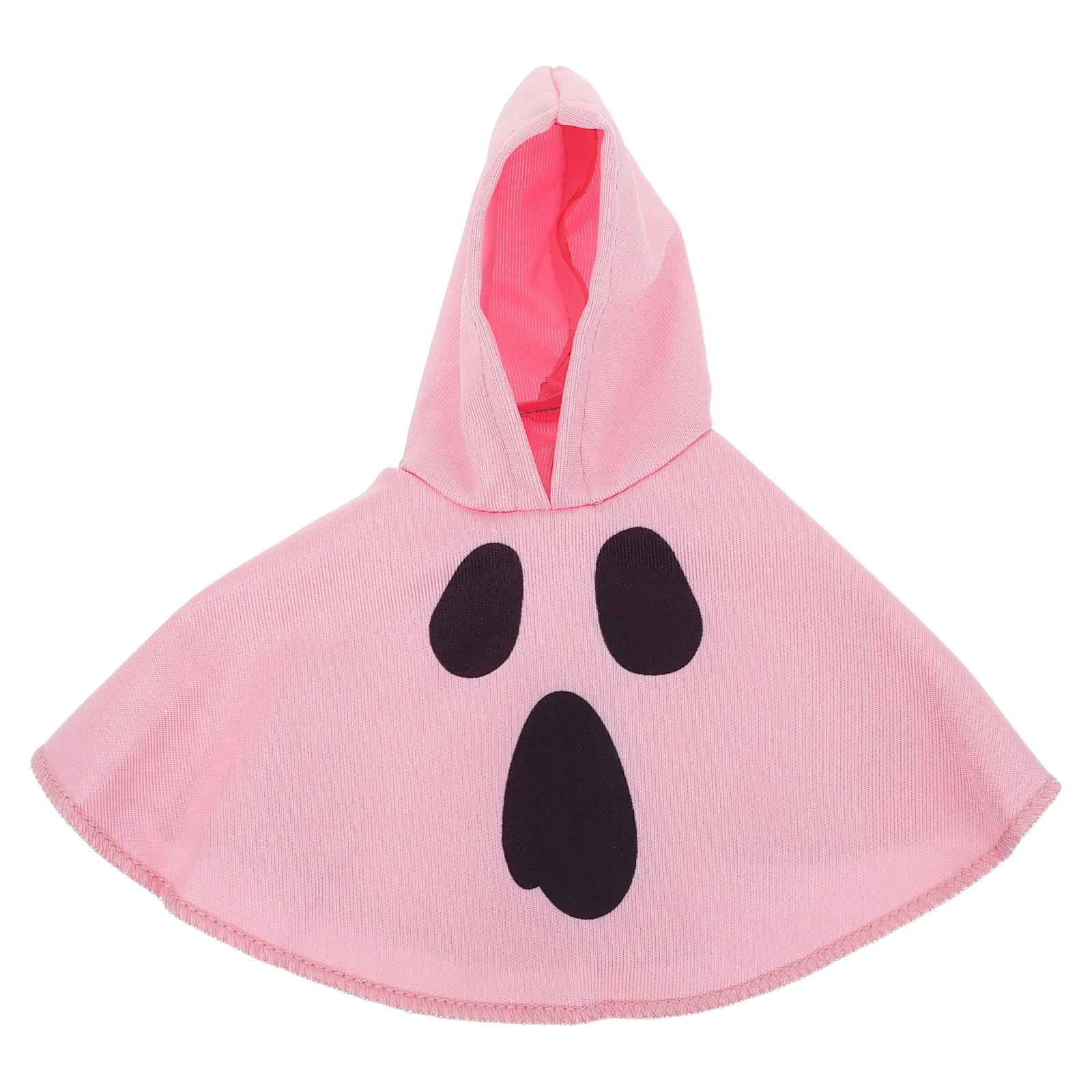 Halloween Goose Outfit Porch Ghost Witch Cape 7 Inch Goose Clothes Front Door Party Decor Tabletop Outfit Pink Ghost Hoodie