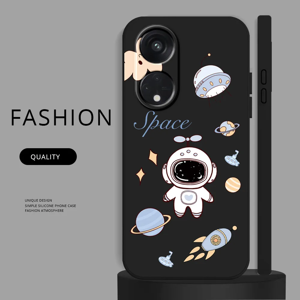 Custodia per telefono per Oppo Reno8 T 4G 5G Reno6 8 7 5 Z Reno7 8 Lite 10 11 Pro 5G custodia morbida in Silicone TPU antiurto Cover posteriore Cartoon