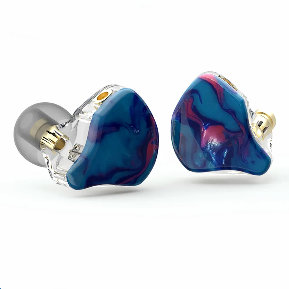 FENGRU-auriculares intrauditivos híbridos, audífonos HIFI con Monitor IEM, MMCX desmontables, 6 unidades de controlador, A6S, 1DD + 2BA